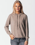 CASHMERE HOODIE BEIGE
