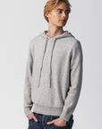 CASHMERE HOODIE LIGHT GREY