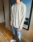 CASHMERE HOODIE LIGHT GREY