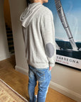 CASHMERE HOODIE LIGHT GREY