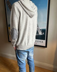 CASHMERE HOODIE LIGHT GREY