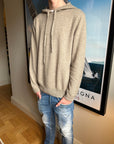 CASHMERE HOODIE BEIGE