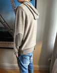 CASHMERE HOODIE BEIGE